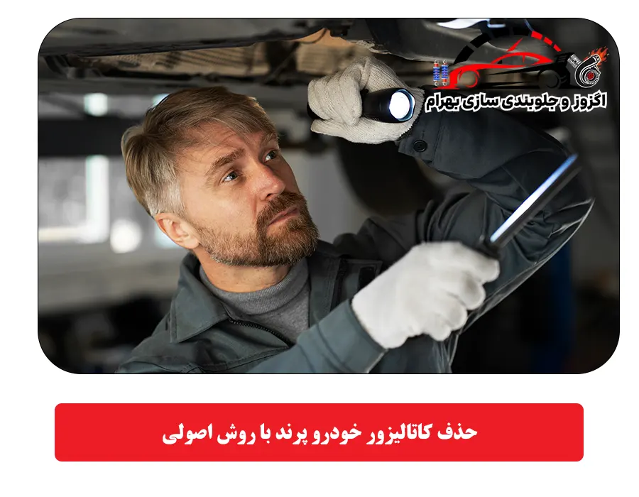 حذف کاتالیزور خودرو پرند با روش اصولی